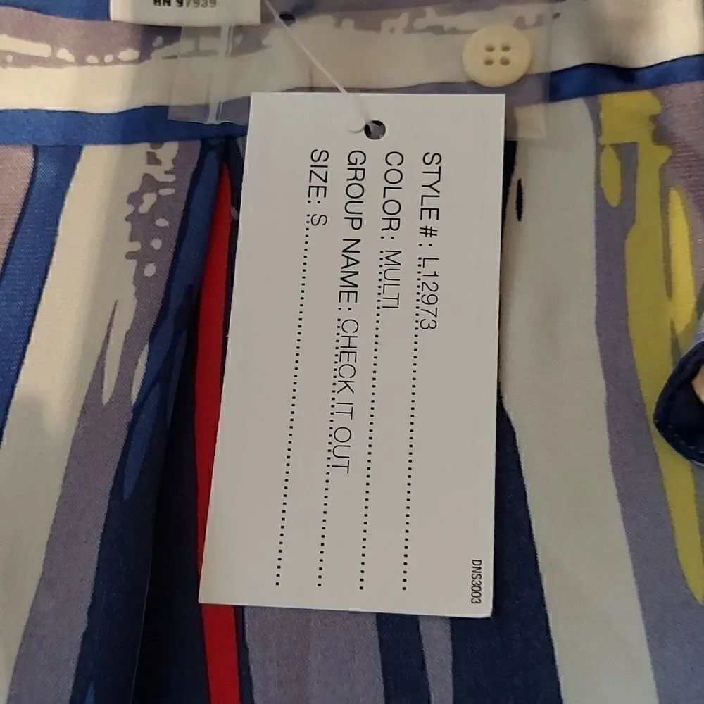 Artist Strokes Button Down Blouse - Picture 6 of 6